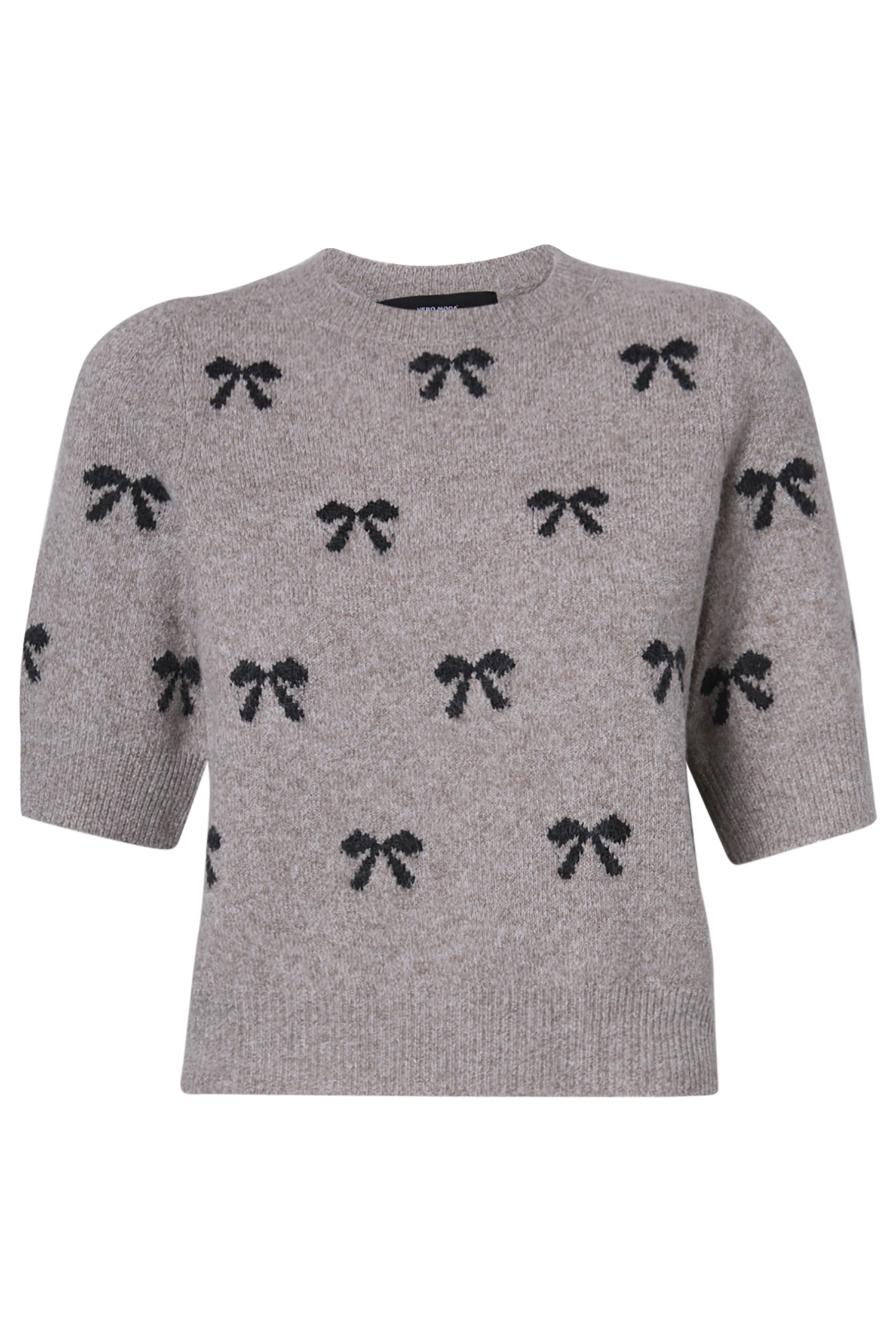 Bow Printed Pullover