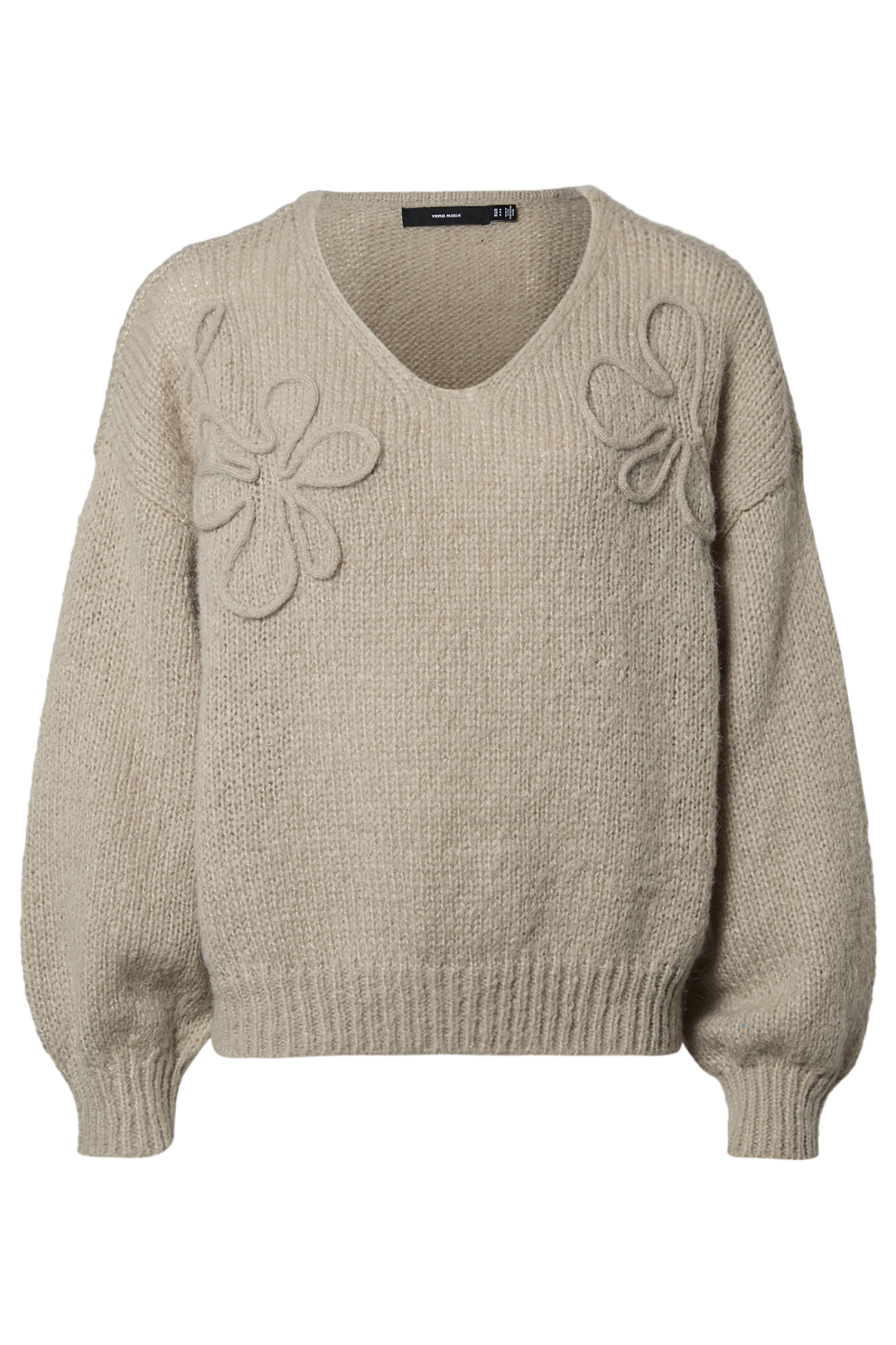 Flower Knit Detail Sweater