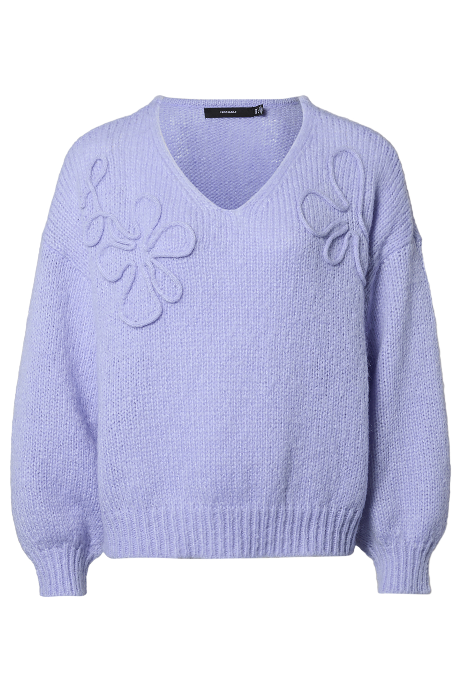 Flower Knit Detail Sweater
