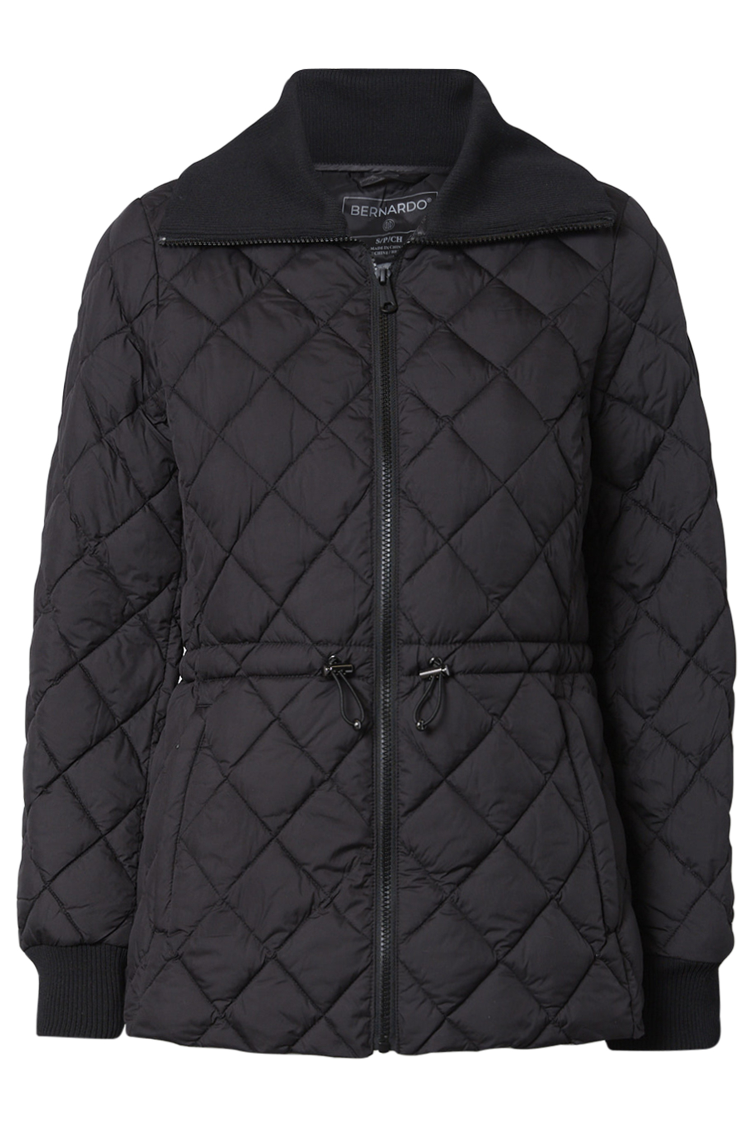 Zip Up Quilted Puffer Coat