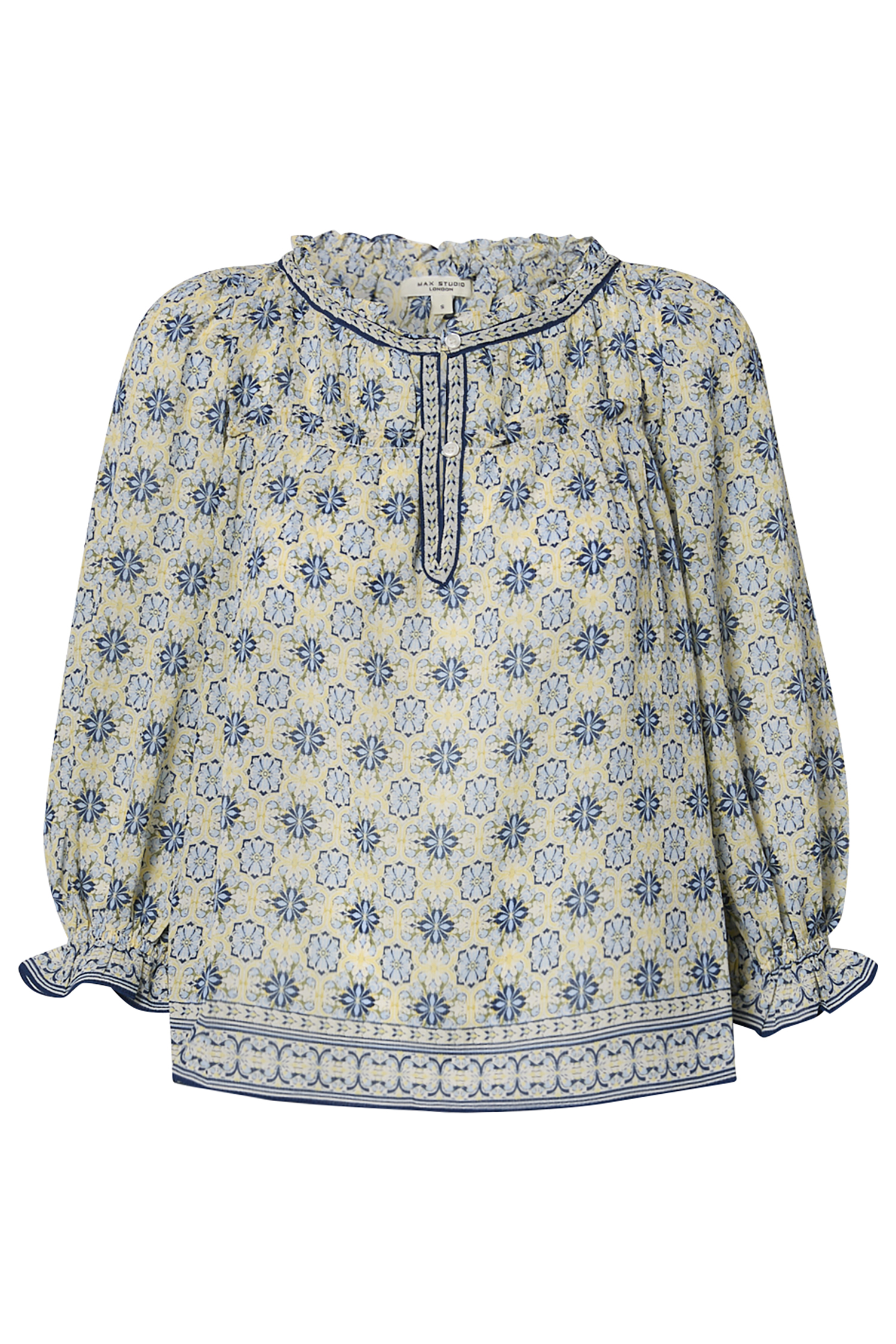 Printed 3/4 Sleeve Top