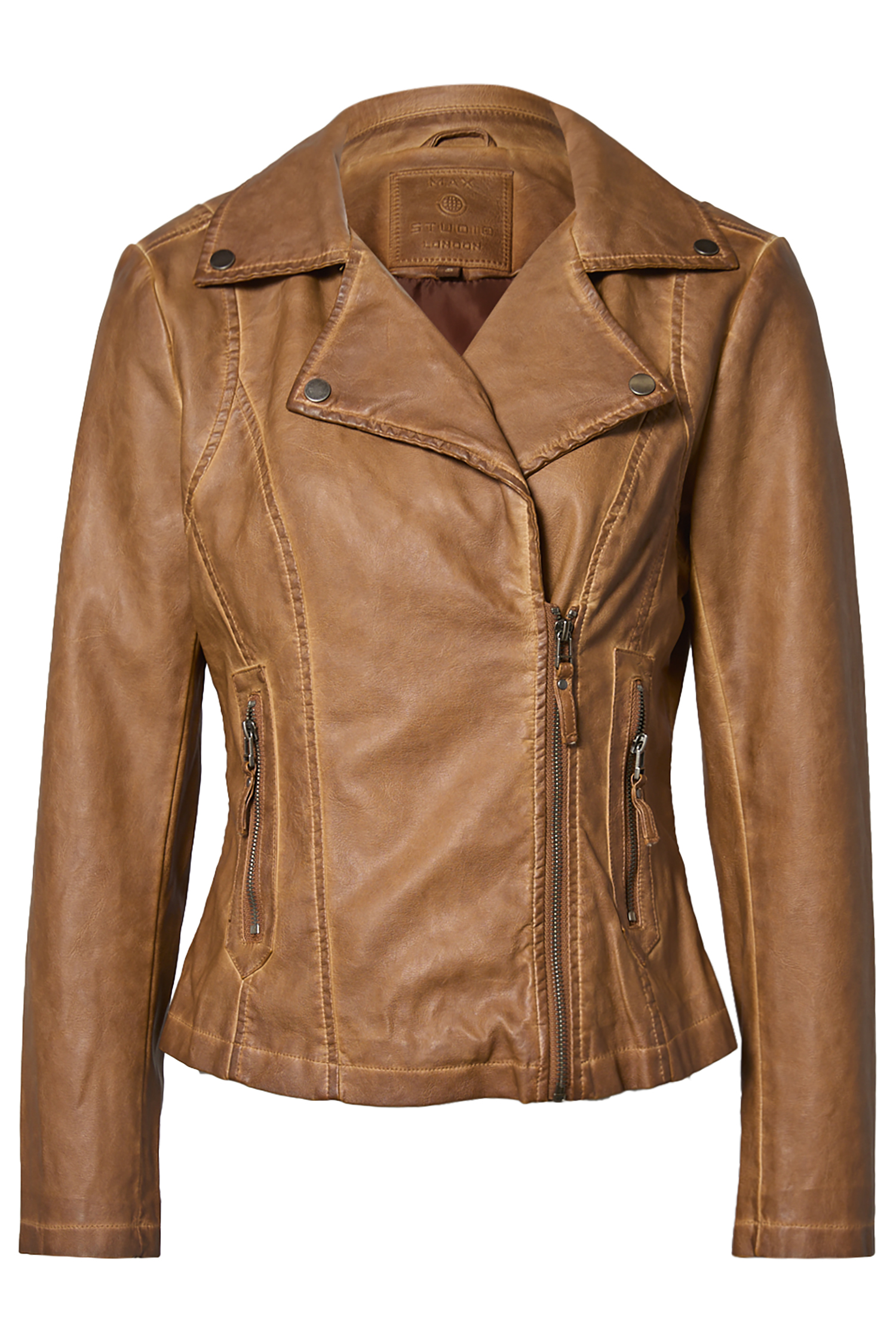 Faux Leather Moto Jacket