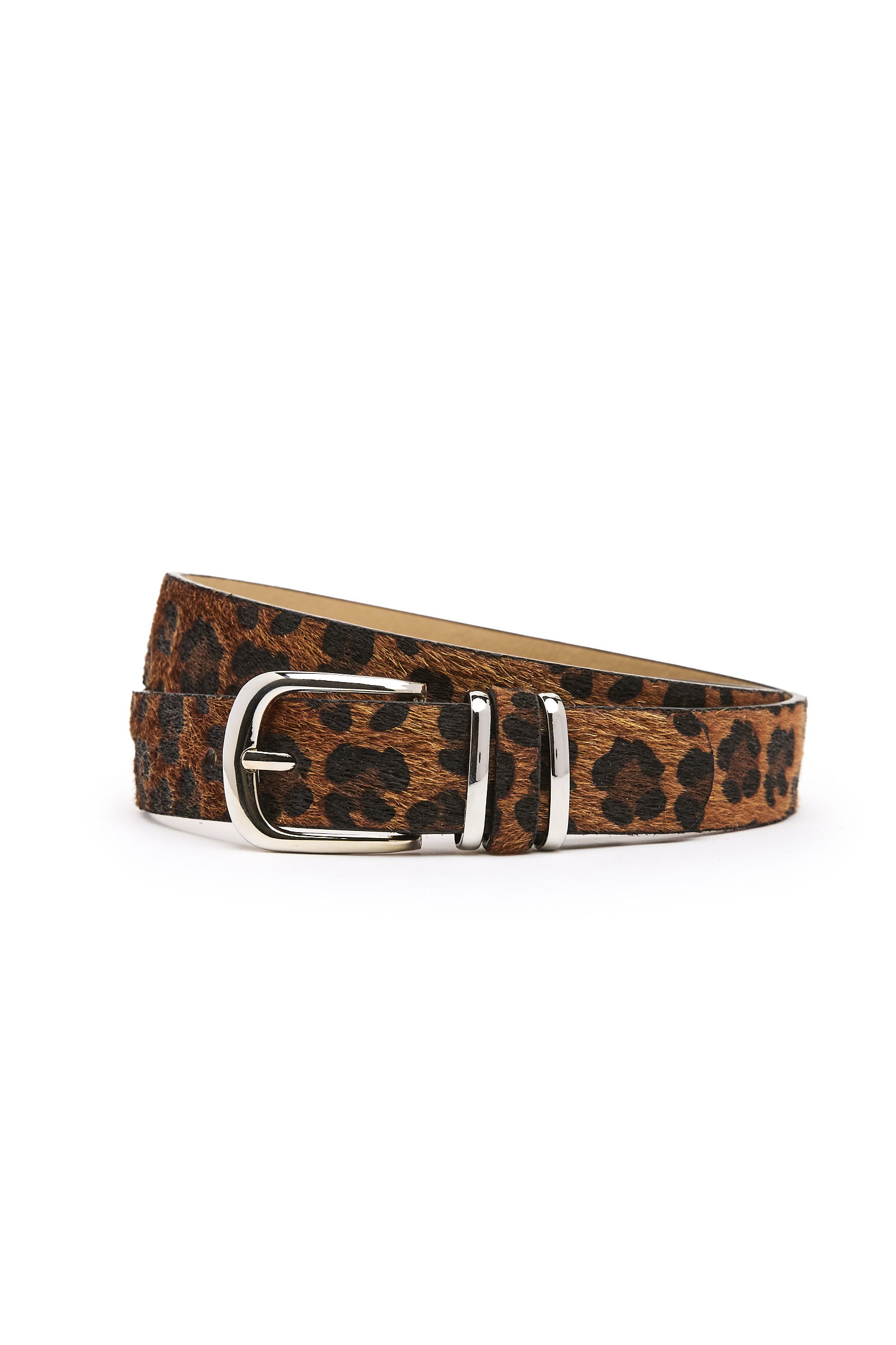 Dark Brown Cheetah Belt