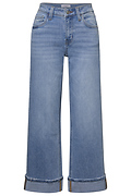 Mid Rise Wide Leg Denim