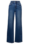 High Rise Slim Wide Leg