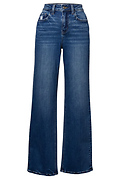 High Rise Slim Wide Leg