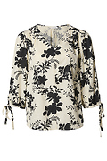 V-Neck Floral Blouse