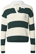 Striped Collared Long Sleeve