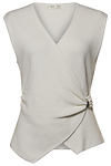 Wrap Sleeveless Knit