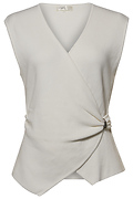 Wrap Sleeveless Knit